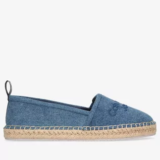 Mokasyny damskie - CALVIN KLEIN ESPADRILLES DENIM - Calvin Klein - grafika 1