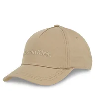 Czapki męskie - Czapka z daszkiem Calvin Klein Ck Must Bb Cap K50K511987 Beżowy - miniaturka - grafika 1
