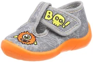 Kapcie damskie - Fischer mini kapcie chłopięce, szary - Grau Grau Orange - 18 EU - miniaturka - grafika 1