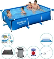 Baseny ogrodowe - Bestway Steel Pro 259x170x61 cm Prostokątny - 7-częściowy - Zestaw basenowy - miniaturka - grafika 1