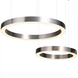 Lampa wisząca Circle ST-8848-40+60 Step LED 96W 3000K pierścienie nikiel - Lampy sufitowe - miniaturka - grafika 1