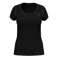 Pozostała odzież narciarska - Odlo, koszulka techniczna damska, BL TOP Crew neck s/s ACTIVE F-DRY LIGHT NOS - 141161/15000, rozmiar XS - miniaturka - grafika 1