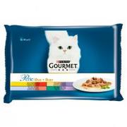 Mokra karma dla kotów - Purina Gourmet PERLE Duet Mięsny 4x85g - miniaturka - grafika 1