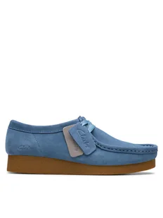 Clarks Półbuty WallabeeEVOSh 26181476 Niebieski - Półbuty damskie - miniaturka - grafika 1