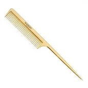 Pozostałe kosmetyki - Balmain Balmain Golden Tail Comb profesjonalny złoty grzebień do strzyżenia ze szpikulcem - miniaturka - grafika 1