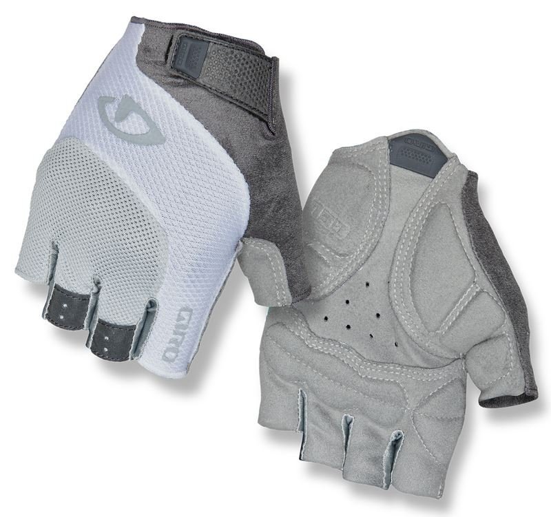 Giro, Rękawiczki kolarskie damskie, Tessa Gel grey white, szary, rozmiar XL