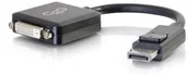 Złącza, przejściówki, adaptery - C2G 8in DisplayPort to DVI-D Adapter - DP to DVI D Adapter - Black – M/F - miniaturka - grafika 1