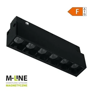 Reflektor szynowy DPM M-Line MTL-SPL-6W-B Czarny - Lampy pozostałe - miniaturka - grafika 1