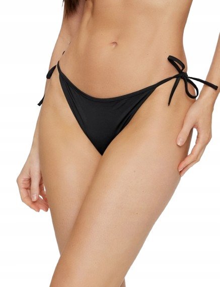 CALVIN KLEIN DAMSKIE FIGI KĄPIELOWE CZARNE KLASYCZNE L JQA