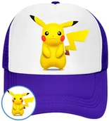 Czapki i chusty sportowe męskie - CZAPKA Z DASZKIEM POKEMON PIKACHU DLA DZIECI SIATKA - miniaturka - grafika 1