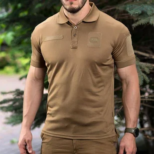 M-Tac - Koszula polo Elite Tactical Coolmax - Coyote - 80010005 - Odzież taktyczna i umundurowanie - miniaturka - grafika 12
