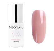 Lakiery hybrydowe - Neonail Cover Base Protein baza pod lakier hybrydowy 12387 Natural Nude 7,2 ml - miniaturka - grafika 1