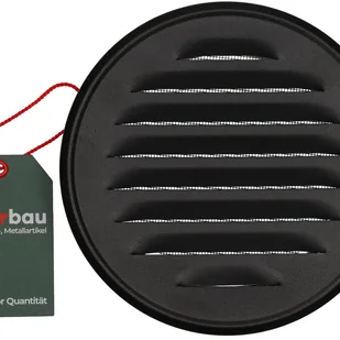 Kratka osłona wentylacyjna czarna 125 mm zatrzask okrągła z siatką stalowa - KOTARBAU - Kratki wentylacyjne Kratka osłona wentylacyjna czarna 125 mm zatrzask okrągła z siatką stalowa - KOTARBAU - Kratki wentylacyjne - miniaturka - grafika 1