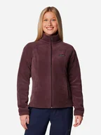 Bluzy damskie - Bluza damska rozpinana streetwear Columbia Benton Springs Full Zip 1372111613 L Bordowa (195981471267) - miniaturka - grafika 1