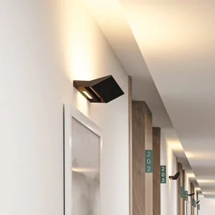Lampa LED oświetlająca ścianę Dime LED Paulmann, czarna - Lampy ścienne - miniaturka - grafika 3