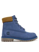 Buty dla chłopców - Timberland Trapery Premium 6-Inch Waterproof TB0A6BETA2A1 Granatowy - miniaturka - grafika 1
