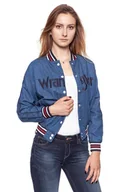 Kurtki damskie - Wrangler, Kurtka damska, Bomber Jacket Retro Active W412Fd123, rozmiar XS - miniaturka - grafika 1