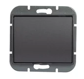 Gniazdka elektryczne - Abex Gniazdo bryzgoszczelne z/u ONYX - antracyt - miniaturka - grafika 1