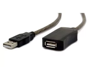 Gembird Przedłużacz USB 2.0 typu AM-AF 5m aktywny czarny - Kable komputerowe i do monitorów - miniaturka - grafika 1