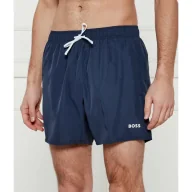 Kąpielówki męskie - BOSS BLACK Szorty kąpielowe + ręcznik + plecak Beach Set Regular Fit - miniaturka - grafika 1