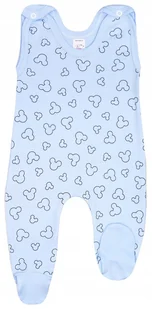 ŚPIOCHY Śpioszki bawełniane Myszka BŁĘKIT 80 KLEKLE - Śpiochy dla niemowląt - miniaturka - grafika 1