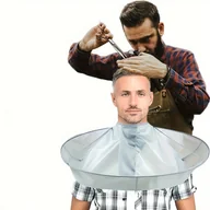 Peleryny fryzjerskie - TEMU 1 szt. DIY Peleryna do Strzyżenia z Wzorem Parasola - Składana, Salonowa Fartuch Fryzjerski z Poliestru z Stylowym Ochraniaczem do Czyszczenia - - miniaturka - grafika 1