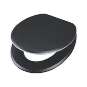 Deski sedesowe - Baliv Deska sedesowa Juruena wolnoopadająca czarny mat - miniaturka - grafika 1