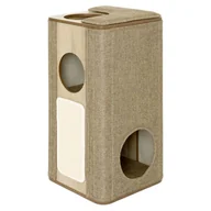 Legowiska dla kotów - Jack and Vanilla Drapak dla kota Molly, 38x38x73 cm, brązowy - miniaturka - grafika 1