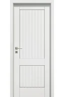 Drzwi wewnętrzne - Pol-Skone Dzwi Wewnętrzne Pełne Modesto W01 Biały - miniaturka - grafika 1