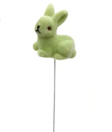 Wielkanoc - Królik Na Piku Zając Flokowany Ozdoba Na Wielkanoc 28 Cm - miniaturka - grafika 1