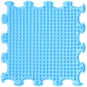 Maty edukacyjne - Małpiszon, mata sensoryczna Kolce twardy (stiff) 1 szt - błękitny - miniaturka - grafika 1