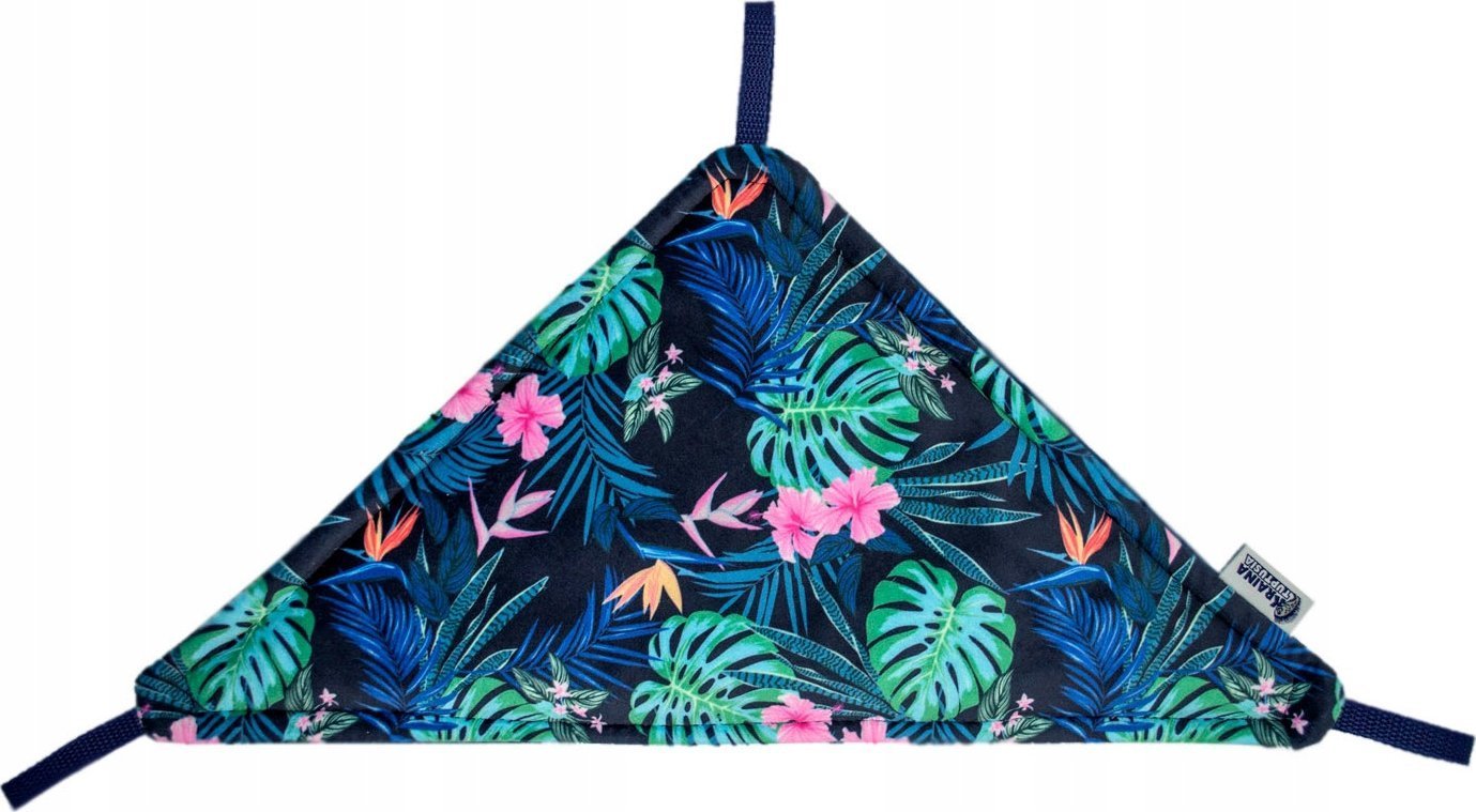 Kraina Tuptusia hamak trójkątny 38x38 cm dla szynszyli, szczurów, świnek morskich