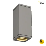 Oprawy, klosze i abażury - SLV SPOTLINE THEO WALL OUT ścienna kwadratowa srebrnoszara GU10 max 35W 229524 - miniaturka - grafika 1