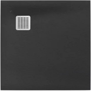 Roca Terran brodzik 90x90 cm kwadratowy kompozyt Stonex onyks AP10338438401640 - Brodziki prysznicowe - miniaturka - grafika 1