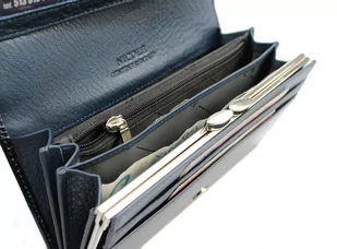 Portfel Damski Skórzany NICOLE Klasyczny Na Klamrę Skóra Naturalna NI60001 - Portfele Portfel Damski Skórzany NICOLE Klasyczny Na Klamrę Skóra Naturalna NI60001 - Portfele - miniaturka - grafika 4