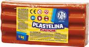 Masy plastyczne - Astra Plastelina 1kg. - czerwona - miniaturka - grafika 1