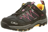 Buty dla chłopców - CMP Rigel Niskie buty trekkingowe Wp Walking, Antracite-Bouganville, 11 UK dziecko - miniaturka - grafika 1