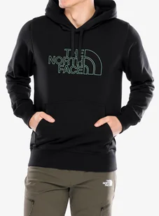 Bluza z kapturem The North Face Drew Peak Light Hoodie - tnf black/duck green - Bluzy sportowe męskie - miniaturka - grafika 1