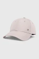 Czapki męskie - Tommy Hilfiger czapka z daszkiem kolor szary gładka - miniaturka - grafika 1