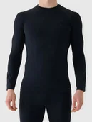 Bielizna sportowa męska - 4F Podkoszulek funkcyjny w kolorze czarnym - miniaturka - grafika 1