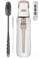 Butelki filtrujące - Zestaw szczoteczek do mycia butelki + Butelka Dafi Solid 0,7 cappucino - miniaturka - grafika 1