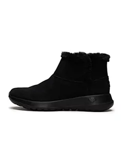 Skechers Damskie kozaki z krótką cholewką On The Go Joy Bundle Up 15501-c, czarny, 37 EU - Kozaki damskie - miniaturka - grafika 1