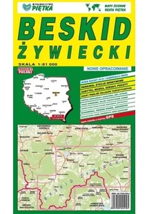 Mapa składana Beskidu Żywieckiego 1: 61 000 - Wydawnictwo Kartograficzne - Atlasy i mapy - miniaturka - grafika 2