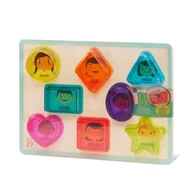 Zabawki interaktywne dla dzieci - B.Toys Drewniana układanka dla dzieci Kształty i Emocje - miniaturka - grafika 1