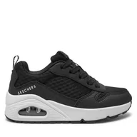 Buty dla chłopców - Sneakersy Skechers 403667L BLK Czarny - miniaturka - grafika 1