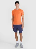 Spodenki męskie - 4F Spodenki do biegania w terenie szybkoschnące męskie - szare L - miniaturka - grafika 1