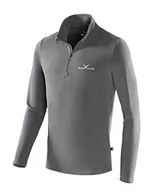 Bluzy męskie - Black Crevice Męska bluza narciarska z polaru, szara/srebrna, XL - miniaturka - grafika 1