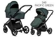 Wózki dziecięce - TUTIS MIO PLUS 240 Pacific Green - miniaturka - grafika 1