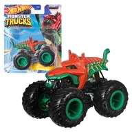 Samochody i pojazdy dla dzieci - Hot Wheels Monster Trucks Pojazd 1:64 Masters Battle Cat - miniaturka - grafika 1