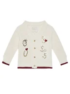 Swetry damskie - Guess Kardigan A5BR00 Z3OC0 Beżowy Regular Fit - miniaturka - grafika 1
